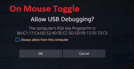 allow your mouse toggle