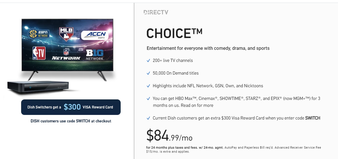 DirecTV on Roku 