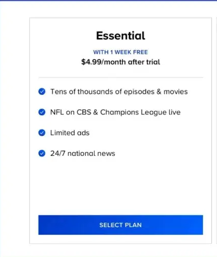 Paramount Plus on Roku 