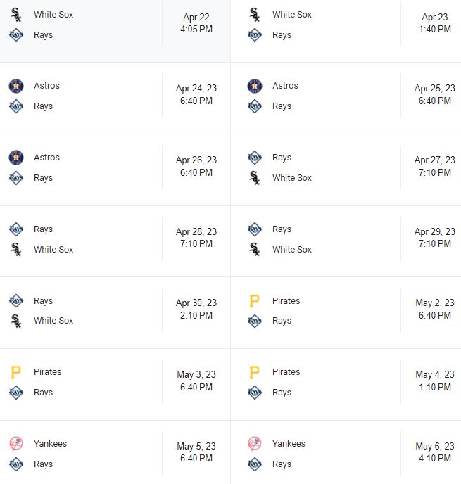 tampa bay rays 5