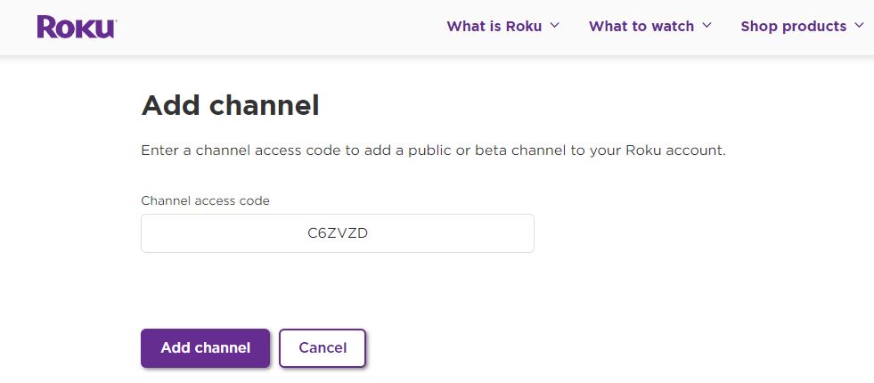 Twoku on Roku