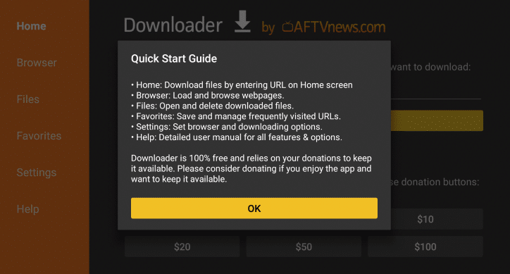 Swift Streamz on Firestick 