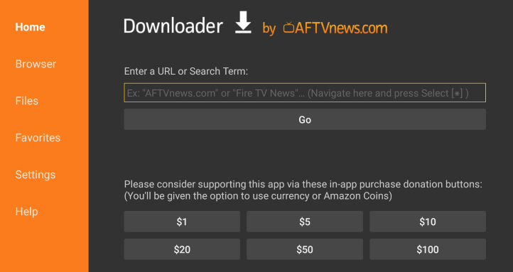 Swift Streamz on Firestick 