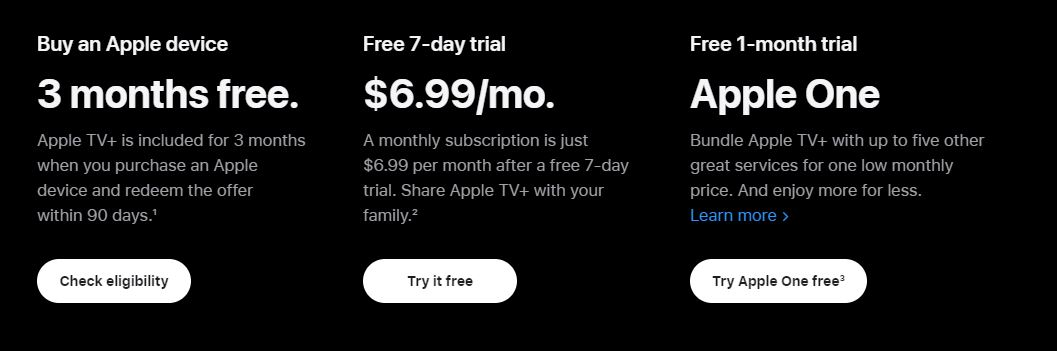 Apple TV+ Subscription