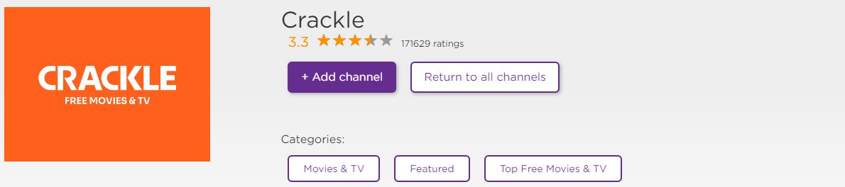Crackle on Roku