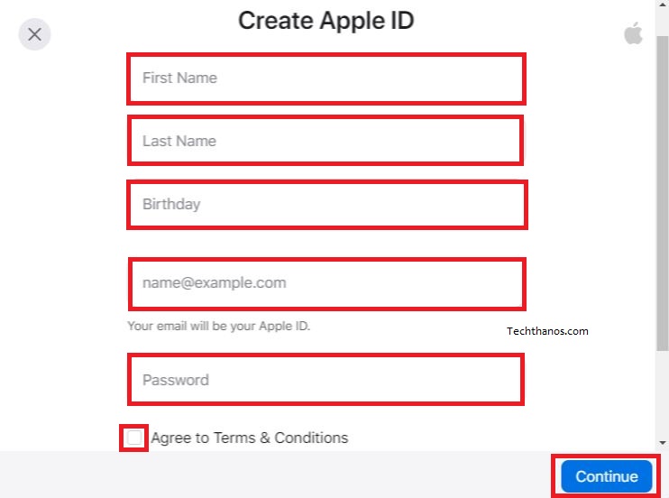 Create Apple ID