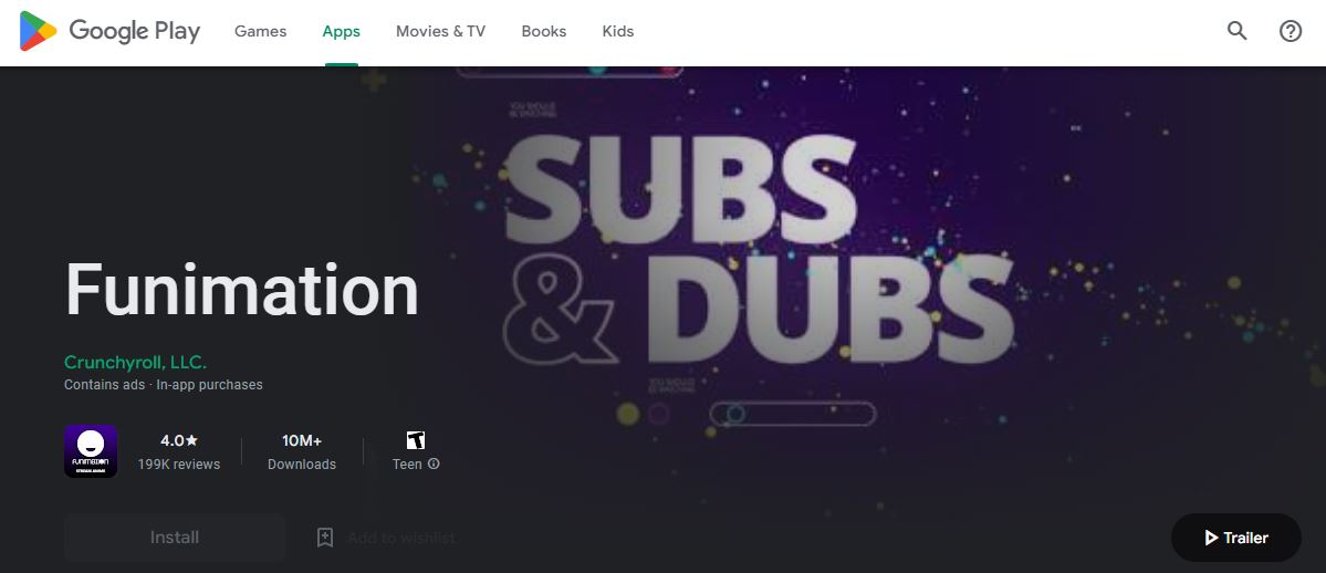 Funimation on Google Play Store