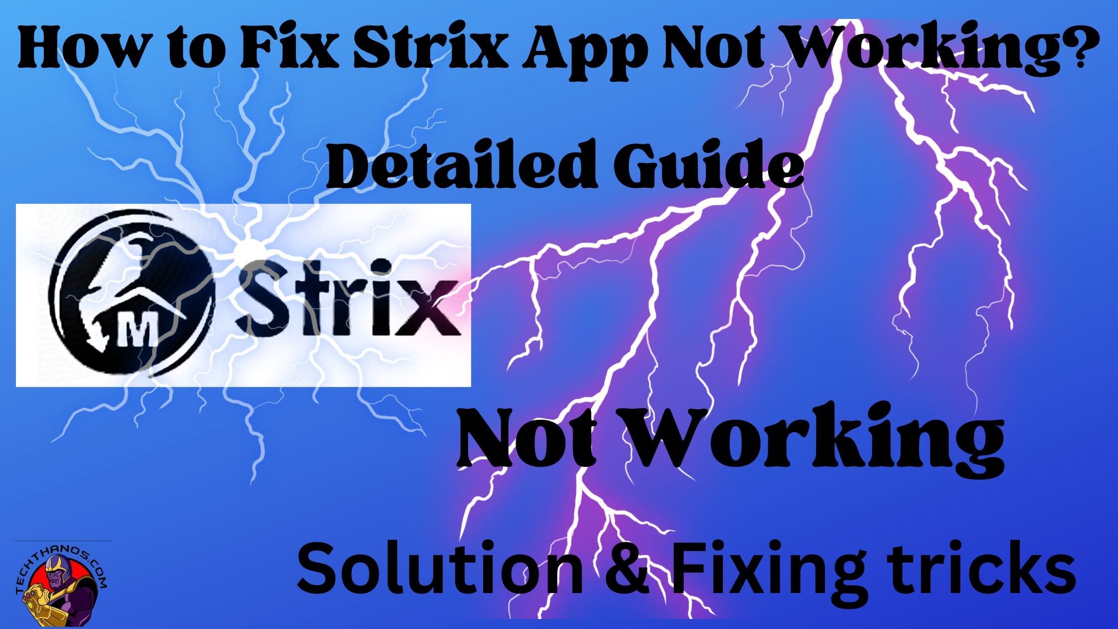 How to Fix Strix App Not Working