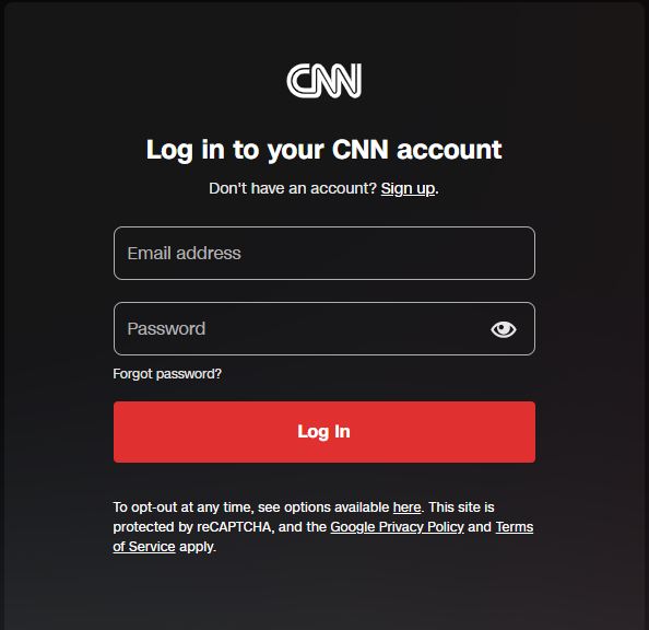 Login with CNN