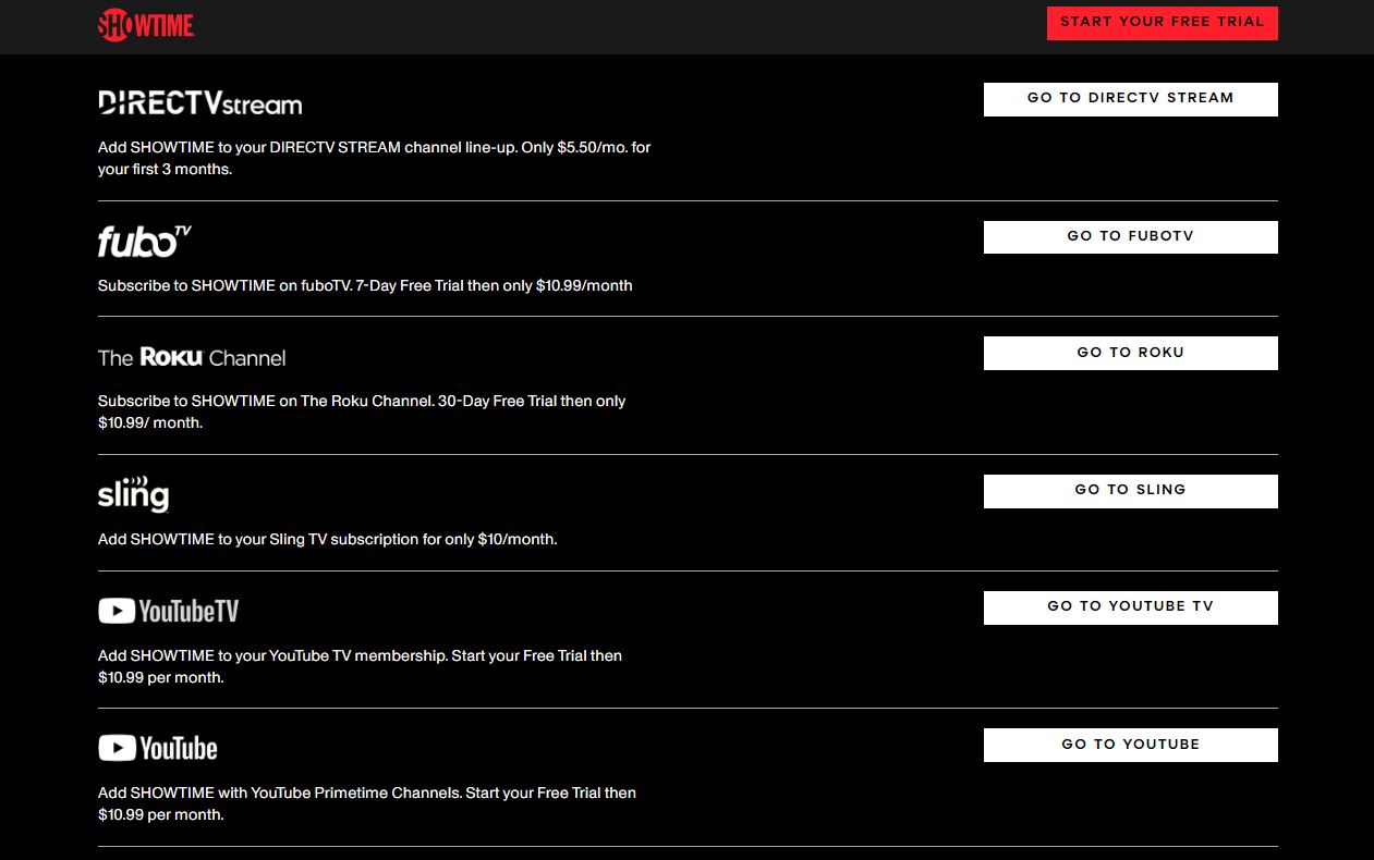 Preffered Apps for Shoowtime