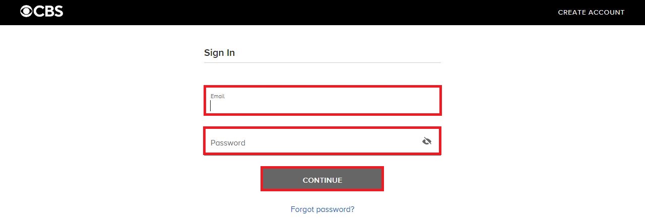 Sign In with CBS