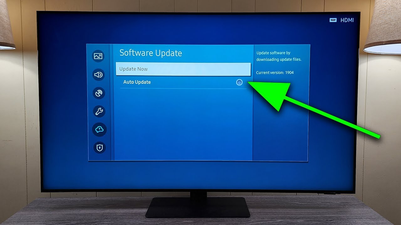 Update Now on Samsung TV
