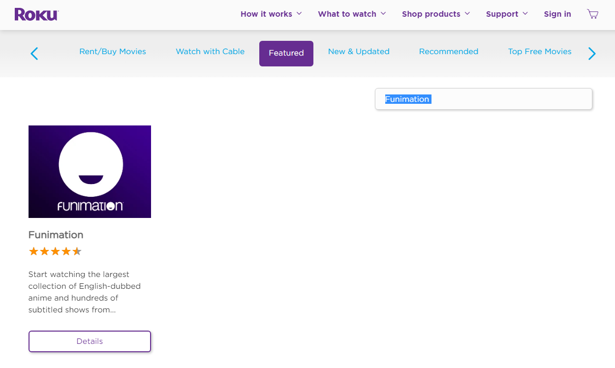How to Install Funimation on Roku