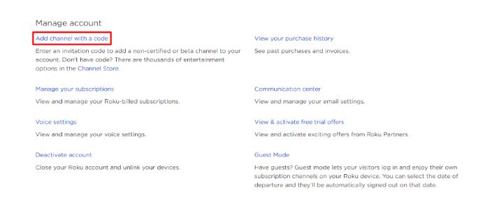 Add a Channel with Code on Roku