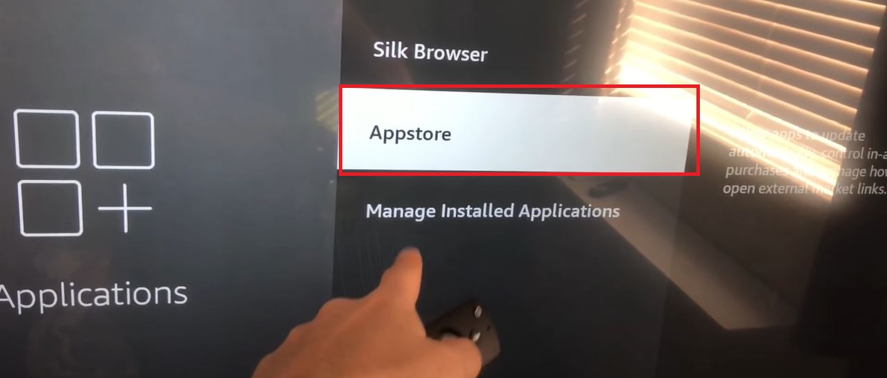 Appstore on Firestick