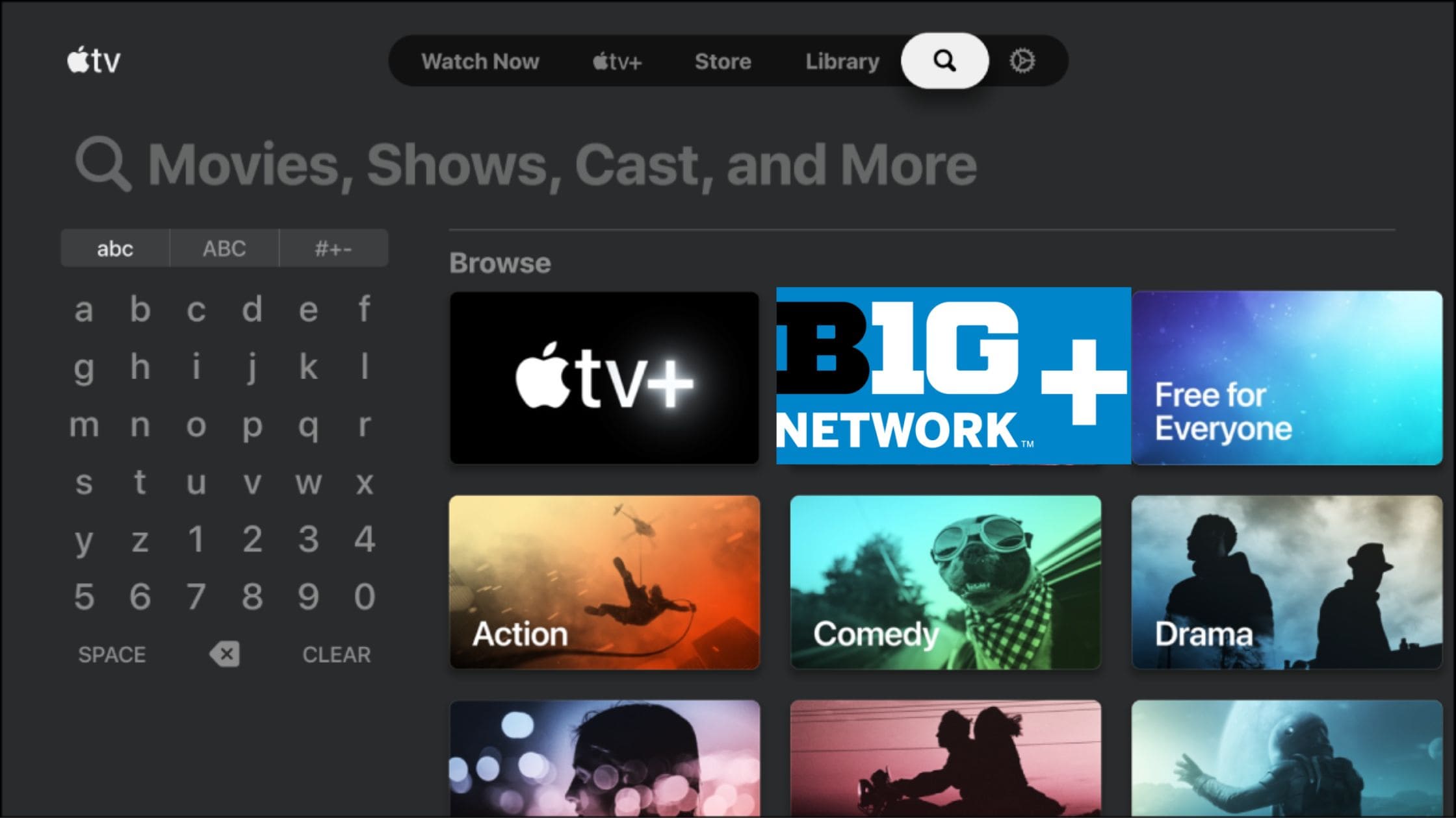 Big ten Network on Apple TV