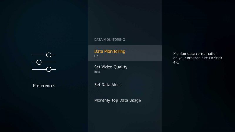Data Monitoring on Firestick 