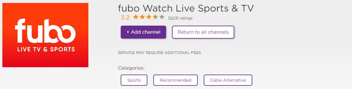 Fubo on Roku