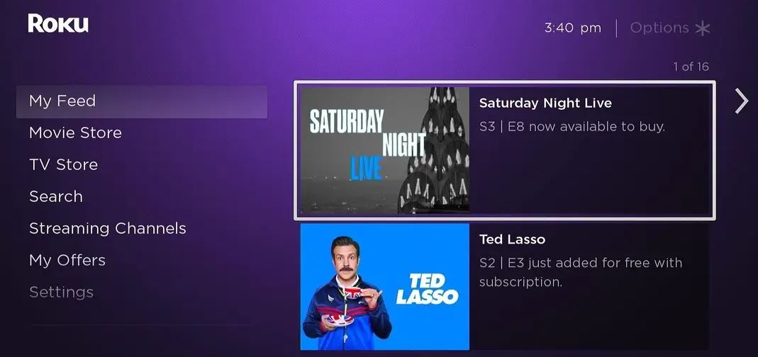 Home Screen Notifications on Roku