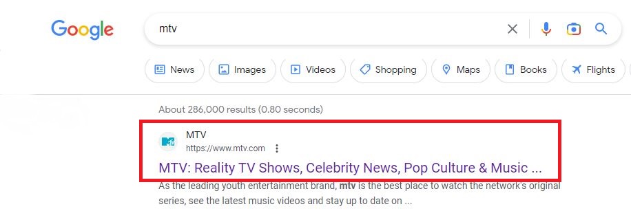 MTV Official Website