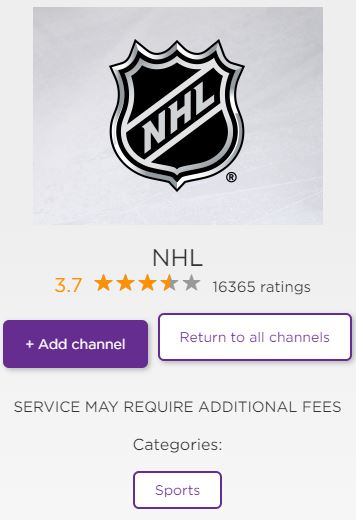 NHL on Roku