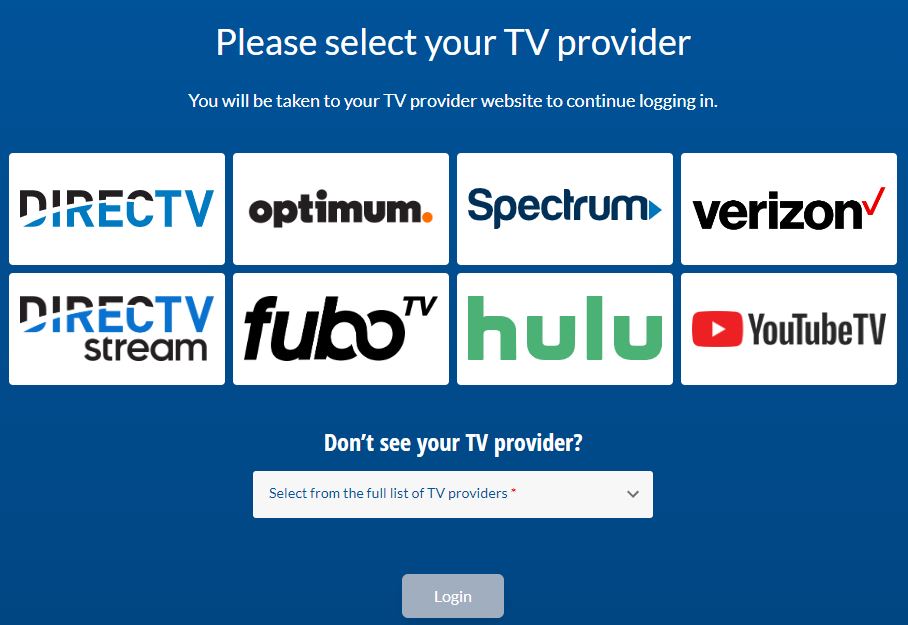 SNY TV Providers