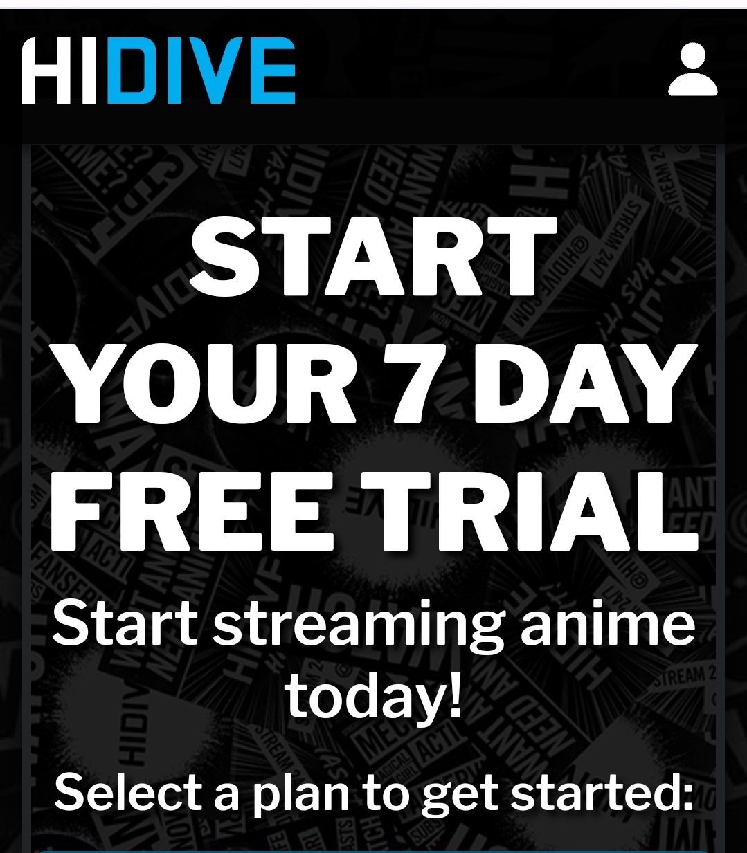 Start Free Trial on Hidive