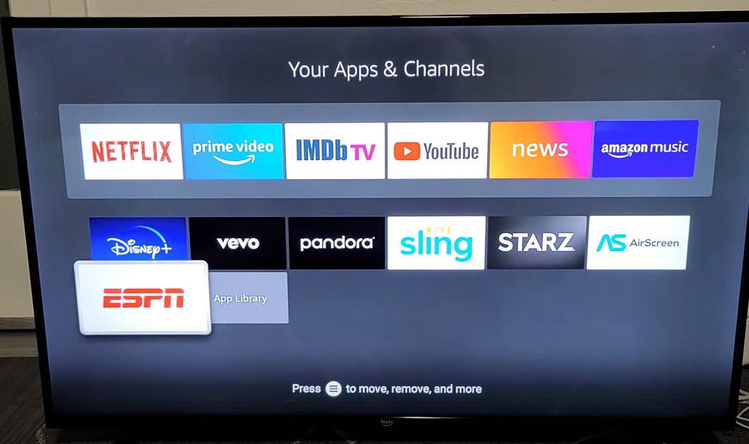 Select ESPN application