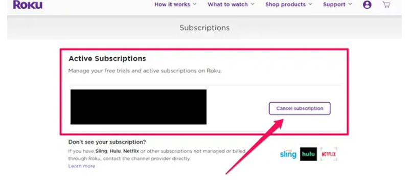Showtime Subscription on Roku