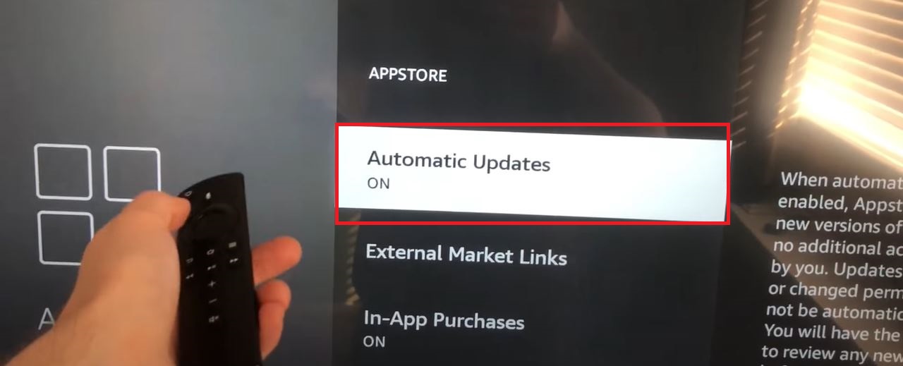 Turn On Automatic Updates on Firestick