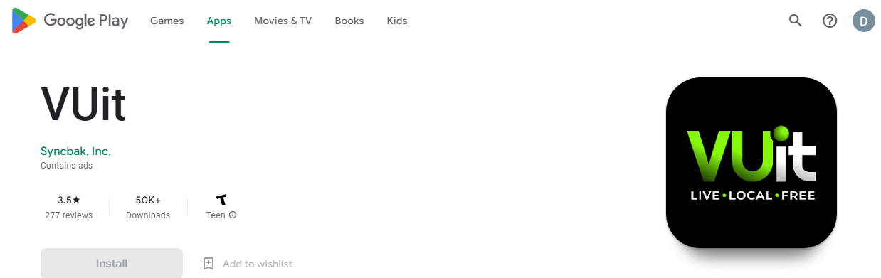 Cast VUit on Firestick