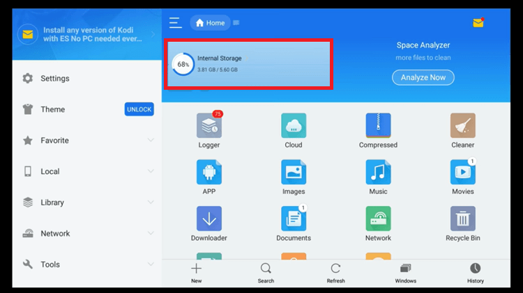 Free up Space on Firestick 