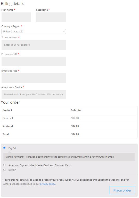 MOM IPTV Billing
