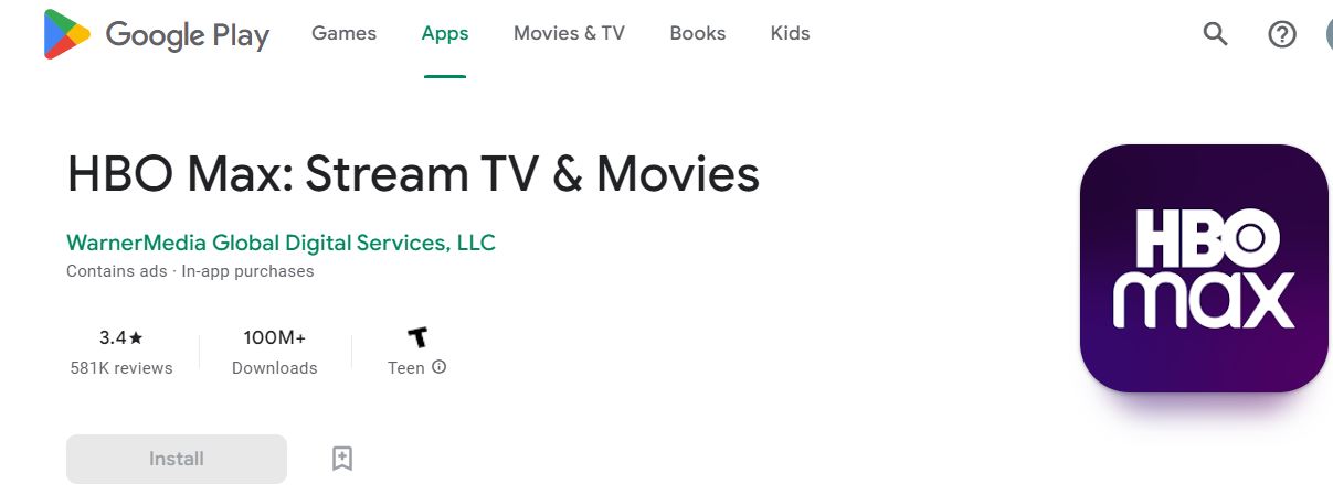 Max on Google Play Store