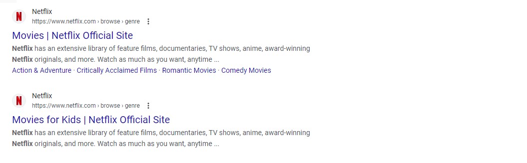 Netflix official site