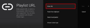 Playlist URL Tivimate