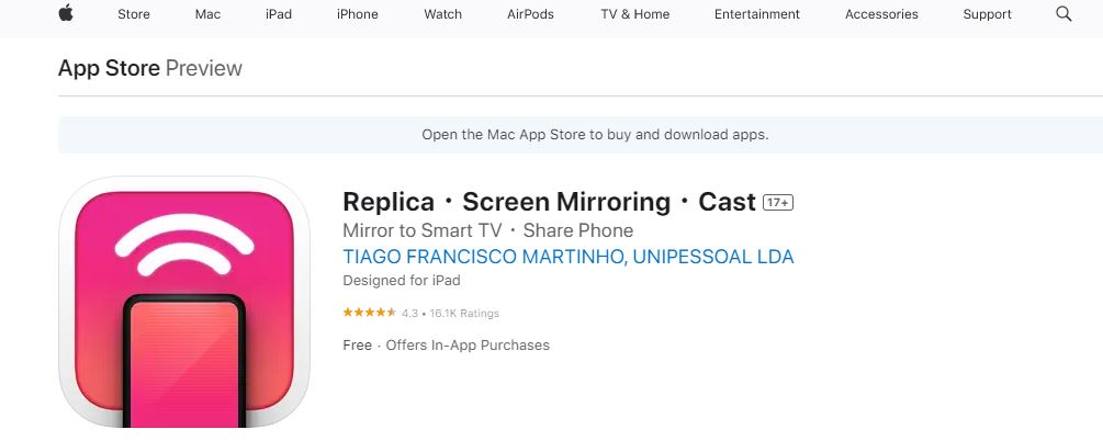 Replica on Apple App Store