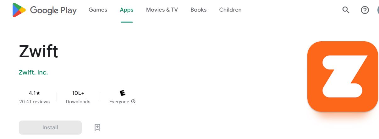 Zwift on Google Play Store
