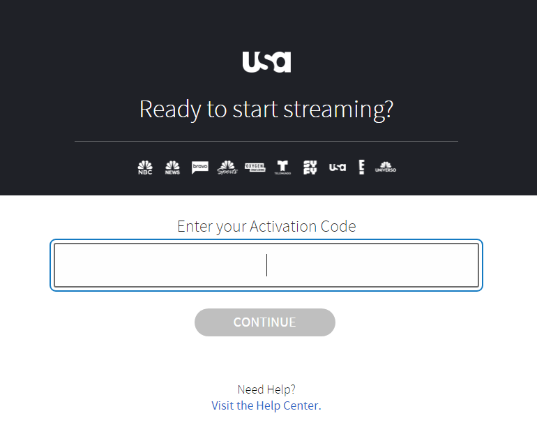 Activate USA Network app