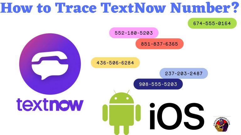 How to Trace TextNow Number