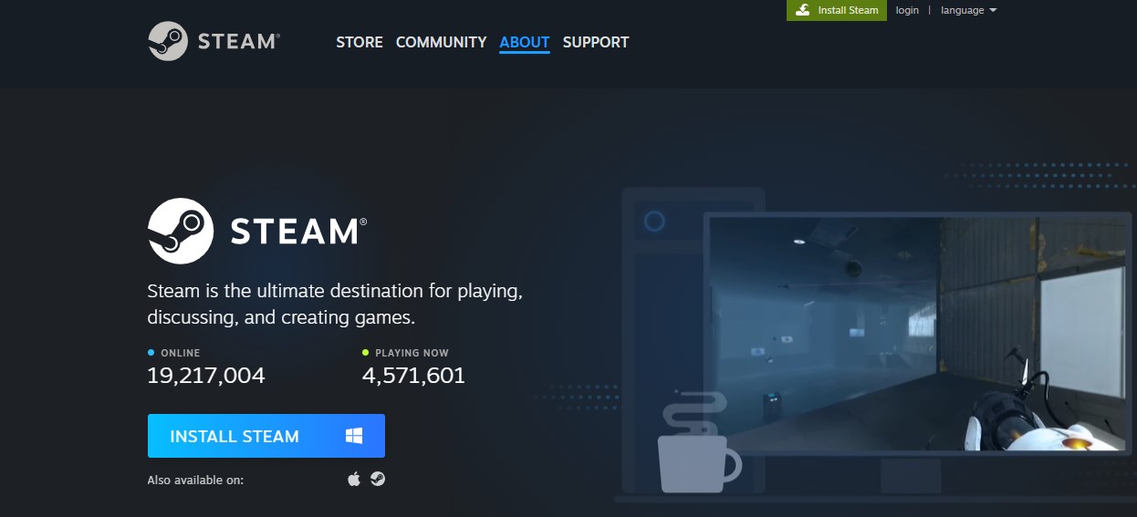 Install Steam on PC