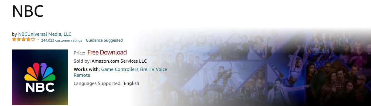 NBC on Amazon App Store