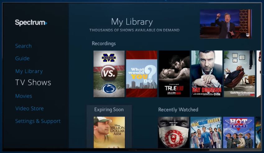 Spectrum On Demand TV Shows