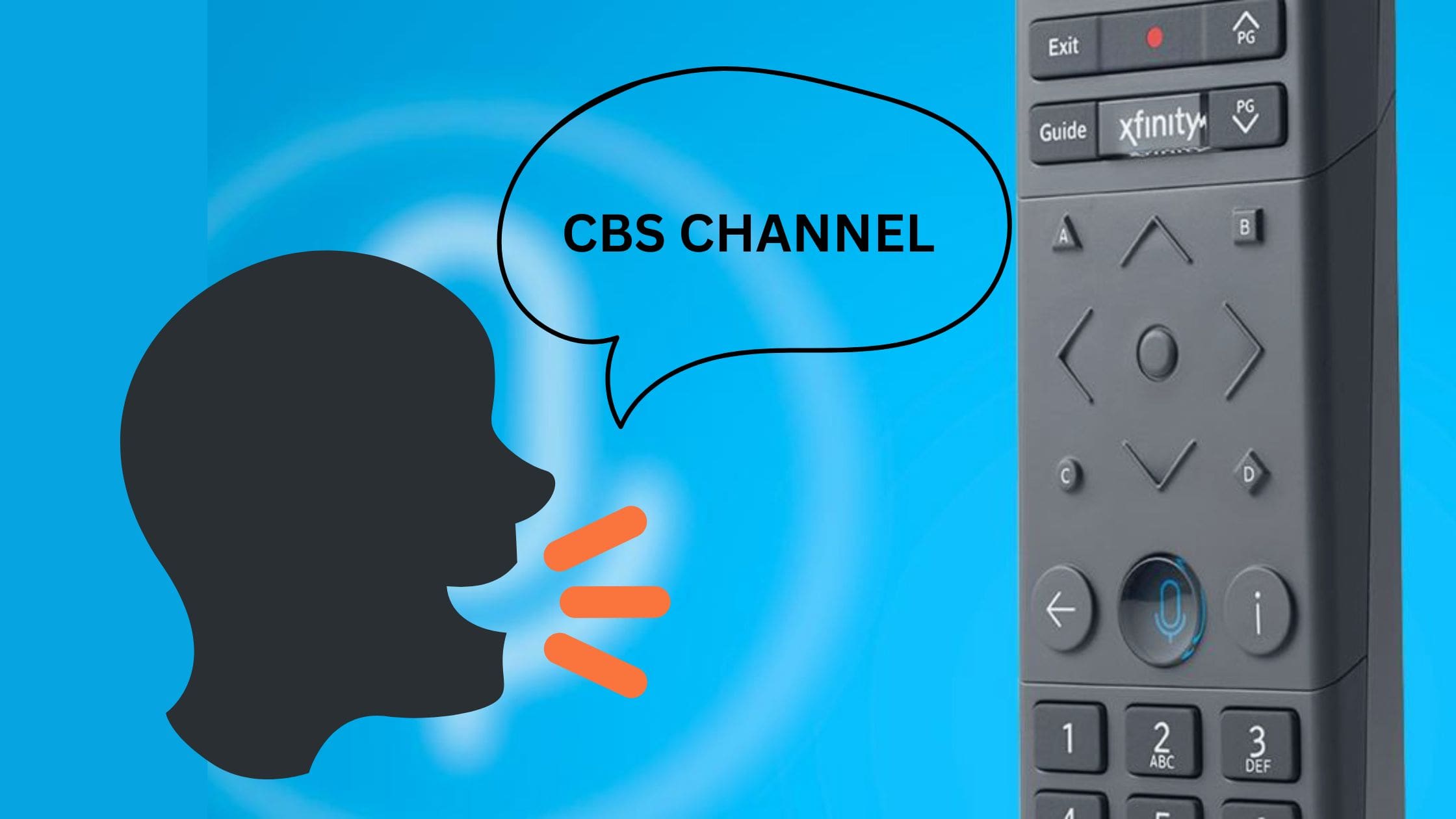 Xfinity Voice Remote CBS