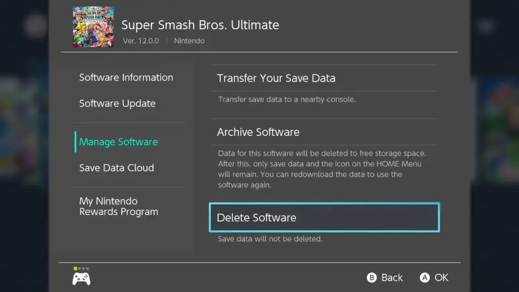How to Undo an Update on Nintendo Switch