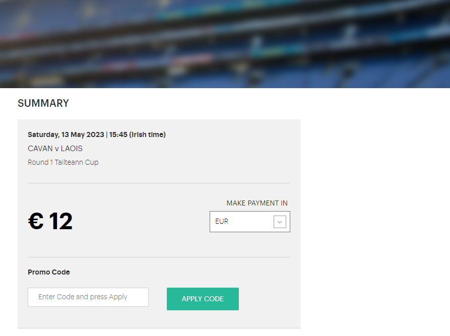 Enter Promo Code on GAAGO