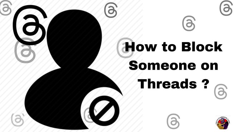 How to Block Someone on Threads ?