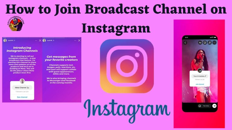 How to Join Broadcast Channel on Instagram