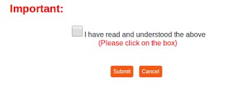 I Understand button