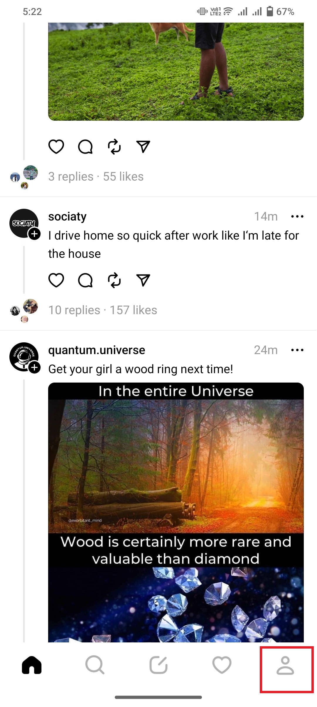 Profile Icon on Threads